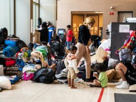 BREAKING: Tuberculosis Cases Jump at US Migrant Shelters, Health Officials on Alert. Credit: Colin Boyle/Block Club Chicago