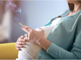 Newborn Risks Double When Mom Smokes Cigarettes & Marijuana. Credit | Shutterstock